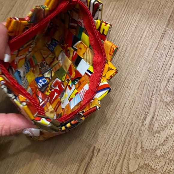 Colorful Woven Recycled Clutch - Picture 4 of 7